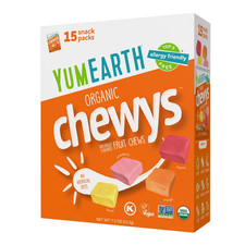 Organic Chewys Fruit Flavored Candy Chews - Allergy Friendly, Gluten Free, Non-G