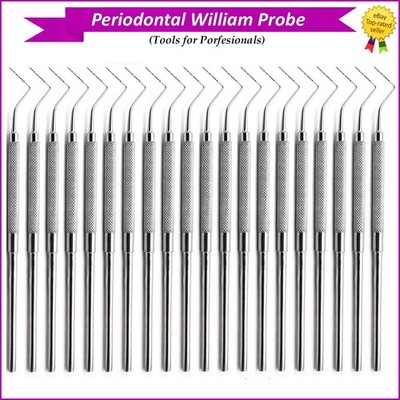 Dental Perio Williams Probe   Color-Coated Periodontal Measuring Instrument