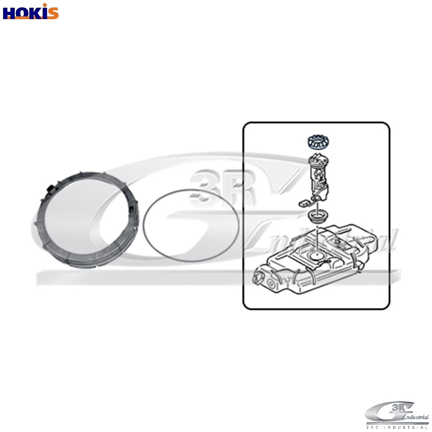 Fuel filler cap 81223 3RG for CITROËN PEUGEOT FIAT - Image 6