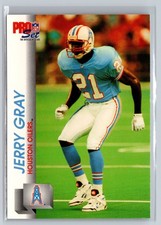 1992 Pro Set #511 Jerry Gray Houston Oilers