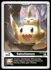 Sakuttomon ST13-01 Starter Deck 13 Uncommon Digimon TCG NM