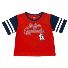 MLB St. Louis Cardinals Toddler Boys Red Pullover Team Jersey, 18M