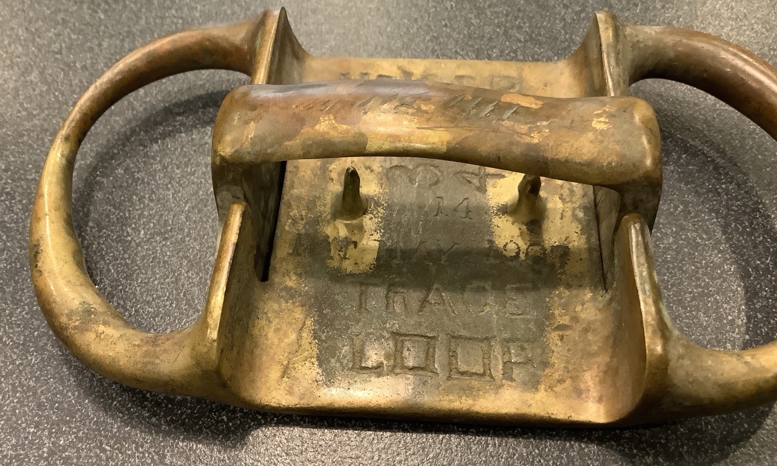 ANTIQUE H. H. HEISER (famous Saddle Maker) CINCH LOCK PATENT MAY 1907