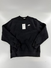 Nike Sweatshirt Mens Size S Sportswear Club Fleece Pullover Swoosh BV2662-010