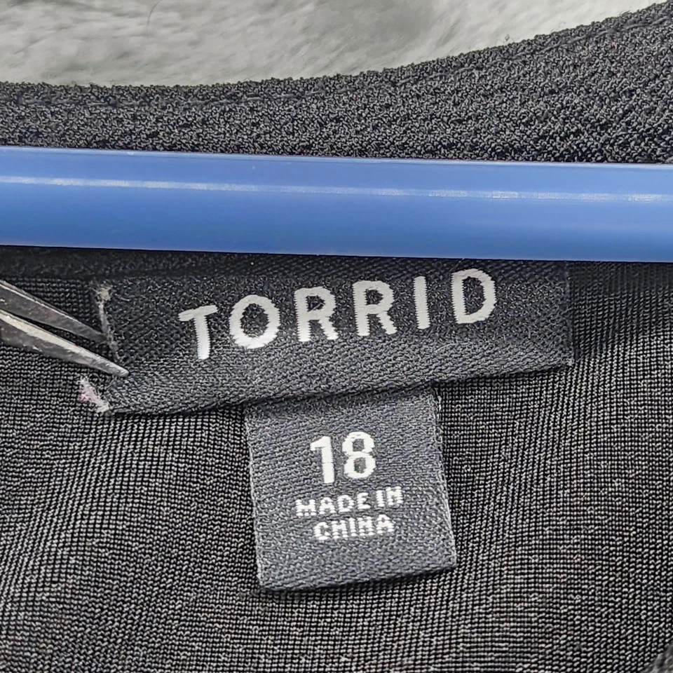 Vestido tórrido feminino 18 preto floral renda bodycon bainha sem mangas zíper festa - Imagem 4 de 4