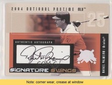 2004 Fleer National Pastime White 43/47 Rafael Palmeiro #SSA-RP Auto READ 0o9