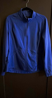 Spyder Active Women’s Blue Track Jacket 2XL Full Zip Pockets