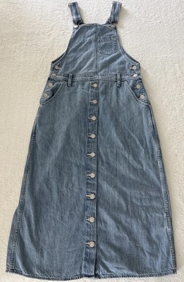 womens denim jumpers womens dresses Paisley Jumper Dress Dark / X-Large Do not spot clean Levi's Women's Tico Jumper Dress