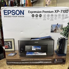 Epson Expression Premium XP-7100 Wireless Color Photo Printer - Black