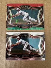 2025 Panini Select - Cal Ripken Diamond Level Red & Green Ice Prizm & Base Lot