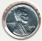 1943 WWII Lincoln Wheat Steel Penny Collectible US Collection Very Good War Coin