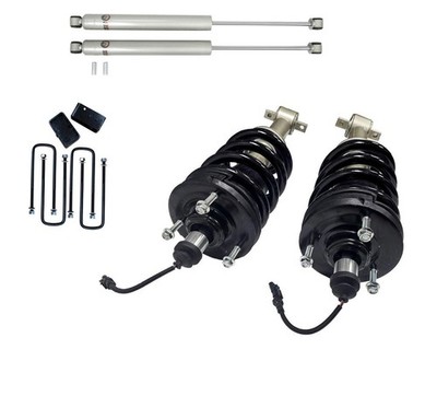 Freedom Off-Road 2.5'' F / 2'' R Lift Kit Mag Conversion + Shocks for 14-18 Sierra