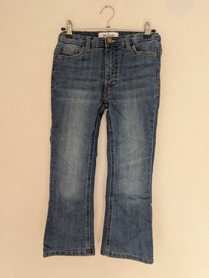 neu John Baner Jeans Hose Jeanswear washed Style blue Jeans Bootcut Kinder 128