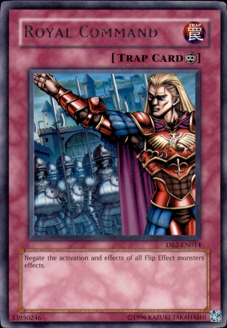 Royal Command DB2-EN014 Rare Dark Beginning 2 Yu-Gi-Oh Unlimited Lightly Played