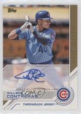 2017 Topps Salute Series 1 Throwback Jersey Willson Contreras #TSA-WC Auto 14n7