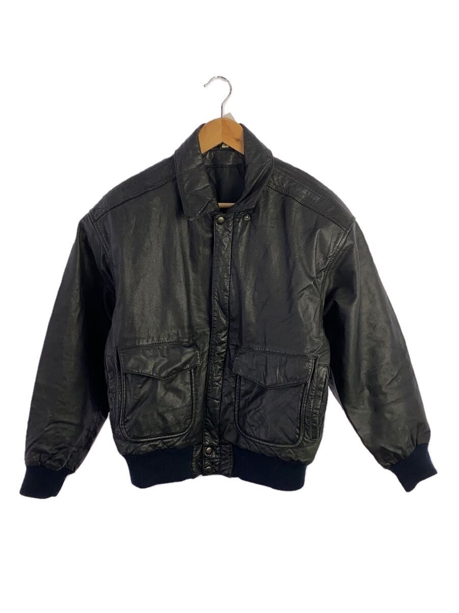 Leather Jacket Blouson/M/Leather/Blk/Plain// 3712-image