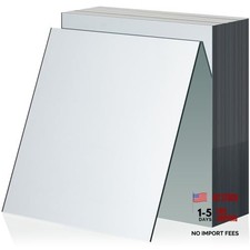 Pcs Square Glass Mirror Tiles 6 Inch Square Mirror Mosaic Panels Glass 100