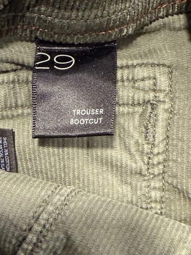 Pilcro and the Letterpress High Rise Trouser Bootcut Corduroy Pants Sz 30x30.5 - Picture 8 of 10