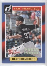 2014 Panini Donruss The Rookies Press Proof Gold 87/99 Heath Hembree #39 n1u
