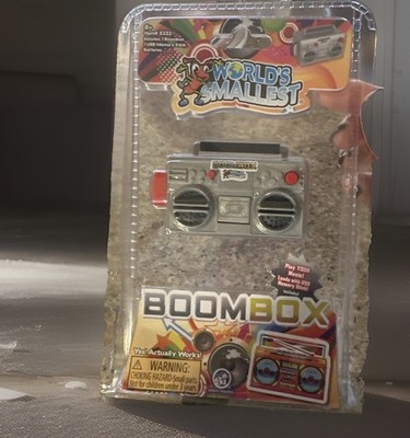 Mini Boom Box Twin Speakers Battery Operated Radio