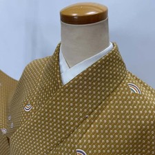 Rare washable kimono with small pattern, 165cm, 67.2cm sleeve Japan