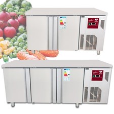 Tiefk&uuml;hltheke Tiefk&uuml;hltisch Gefriertisch K&uuml;hltisch Edelstahl Gastro Beeketal