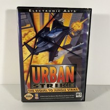 Urban Strike Sega Genesis Complete + Inserts &Original Kay-Bee Toys Receipt