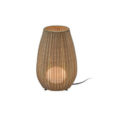 Bover Tischleuchte Tischlampe LED Amphora Beleuchtungskunst braun beige