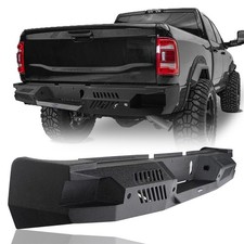 Heavy-duty Steel Rear Bumper Bar Wled Lights For 2019-2024 Dodge Ram 2500 3500
