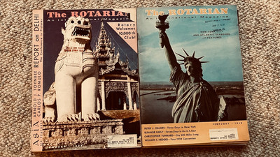 Vintage ''The Rotarian'' The Magazine of Service, Jan.-Dec, 1959, 12 Issues