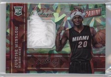 2015 Panini Black Friday Santa Hats Cracked Ice Justise Winslow #JW 0c2