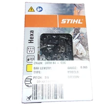 Stihl 25" Hexa Chain 3/8" .063" 84DL 36RH-84 OEM 3136-000-0084 #GM-P7D1