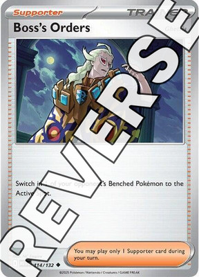 Boss's Orders [Ghetsis] 114/132 Me01: Mega Evolution Reverse Holo - Pokemon TCG