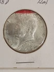 1968 D Kennedy Half Dollar Still  Protective  Cover From The Mint Uncirculated