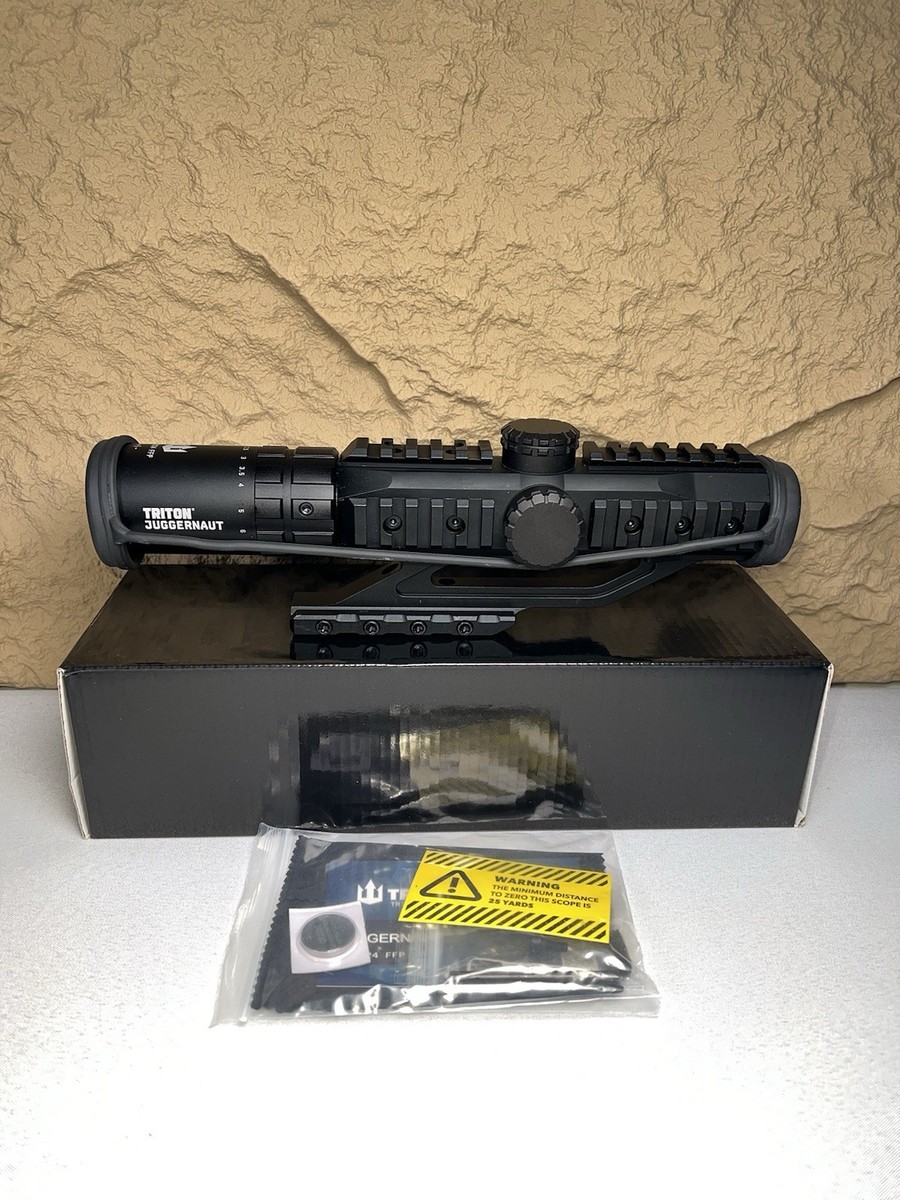 Triton Juggernaut 1-6x24 First Focal Plane FFP LPVO Rifle Scope