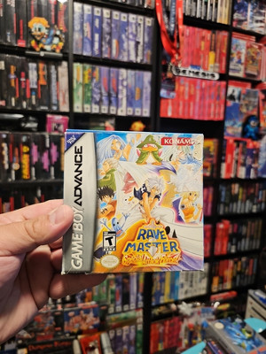 Rave Master: Special Attack Force (Nintendo Game Boy Advance) Box And Manuals