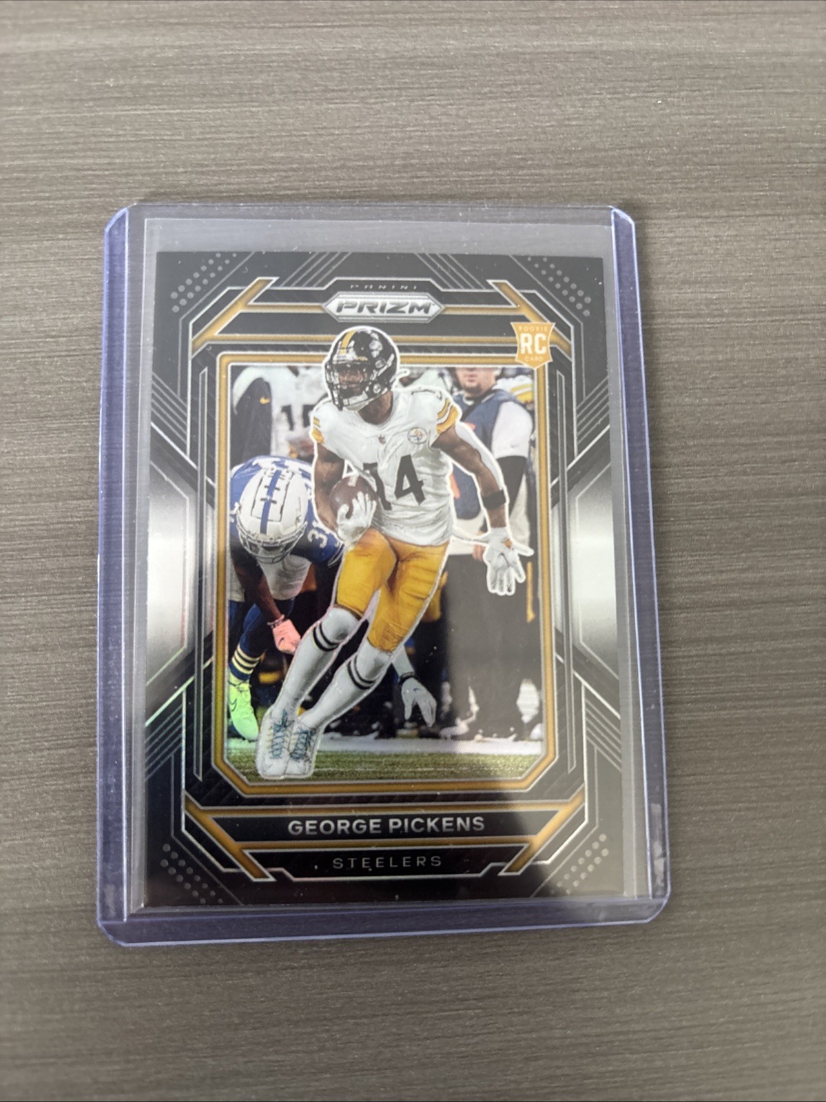 2022 Panini Chronicles - Prizm Black George Pickens #PB-20 (RC)