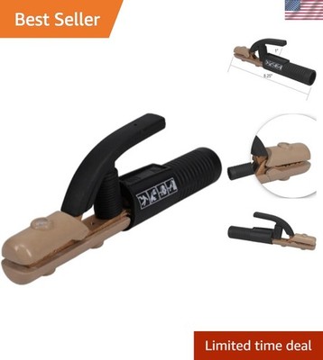 Durable 200 Amp Electrode Holder A-532 - Ball-Point Connection, Insulated Handle