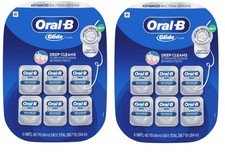 ORAL-B GLIDE ADVANCED BACTERIA DEFENSE FLOSS 44m each 12 pack 
