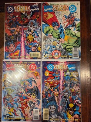 DC vs Marvel Comics 1-4 Complete Series 1996 1 2 3 4