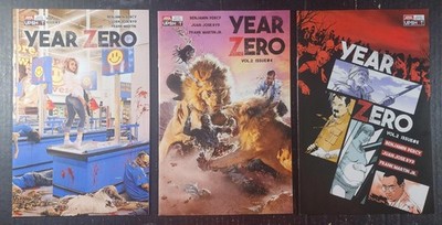 Year Zero Vol 2 #3 4 5 (Cover B) High Grade NM AWA Upshot 2021