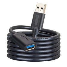 USB 3.0 Extension Cable 20Ft,USB High Speed Extender Cord 20Ft, Black
