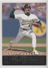 1993 Upper Deck Clutch Performers Dennis Eckersley #R8 HOF 02v3