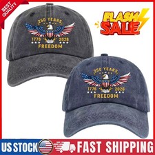America 250 Years Freedom Hat   Bald Eagle 1776-2026 Anniversary Baseball Cap GN