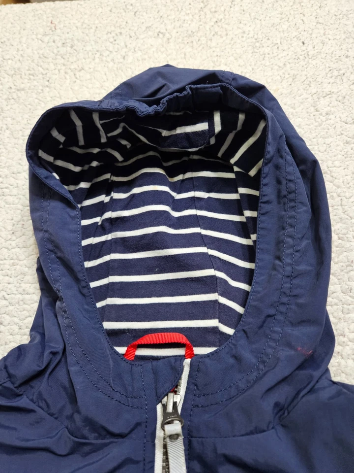 Hanna Andersson Wind At Your Back Anorak Jacket Blue 8 130cm Lined navy blue - Image 2 of 4