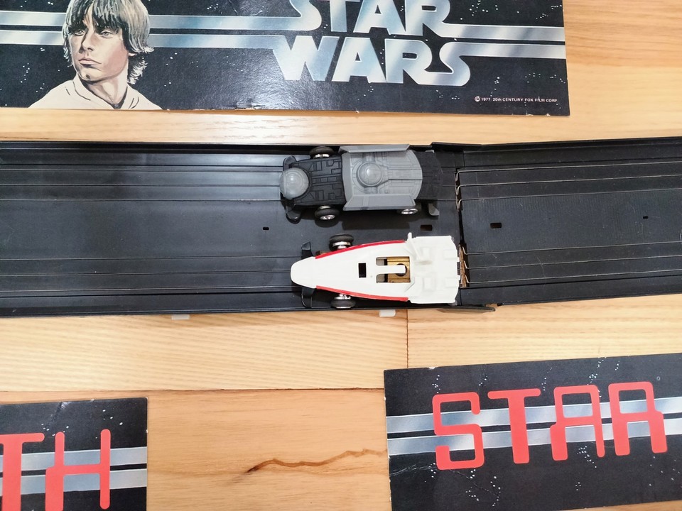 Vintage Star Wars Duel at The Death Star Racing Set 1978 Power Passers ...