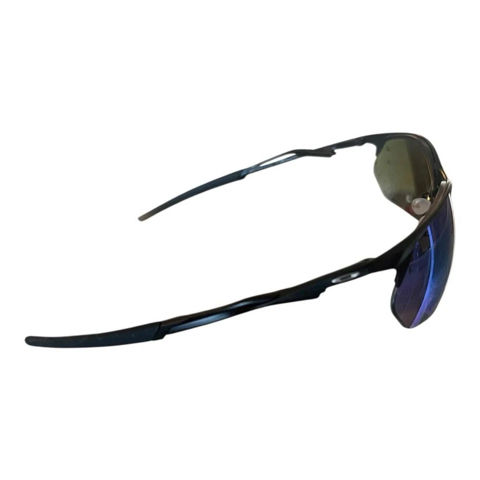 OAKLEY OO4145-0460 136 WIRE TAP 2.0 BLUE MIRROR GRAY SHADE LENS SPORT GLASSES - Image 3 of 4