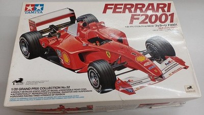 Tamiya 1/20 Grand Prix Collection NO.52 Model No. Ferrari F2001 Full Display Mod