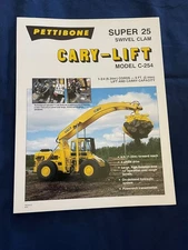 Pettibone Super 25 Swivel Claim Cary-Lift C-254 Dealer Sales Brochure