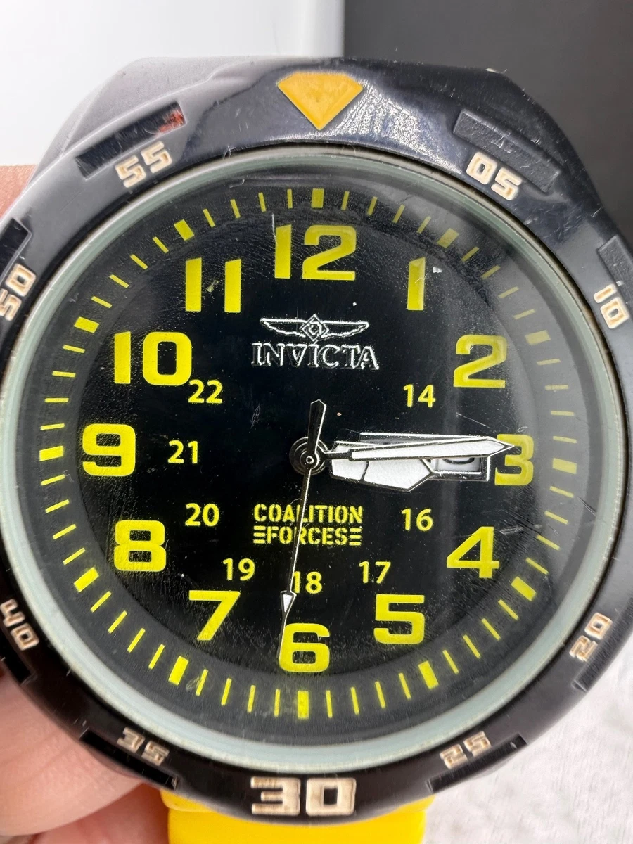 Rubber Band Analog Invicta Coalition Forces Wristwatches for  display picture 1